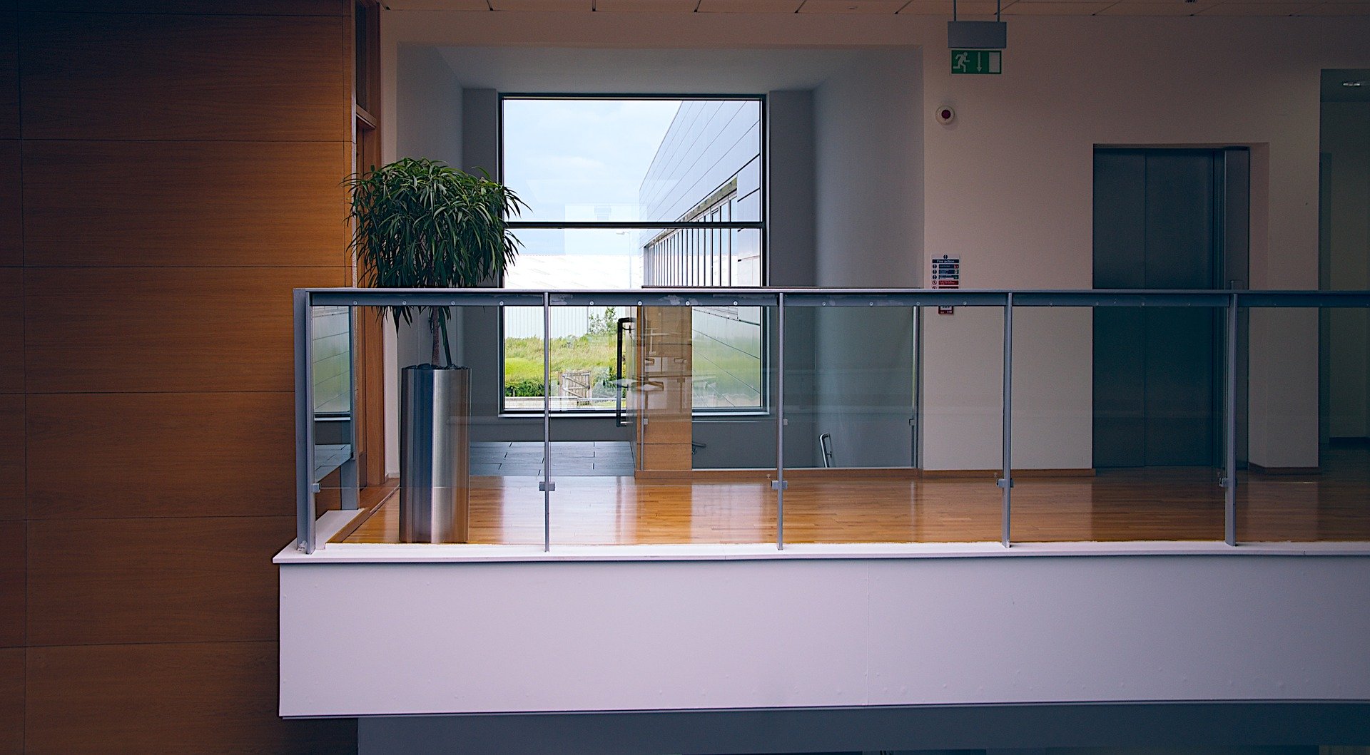 staircase-and-elevator-in-office-building