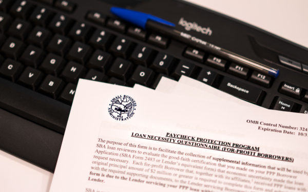PPP-loan-necessity-questionnaire-on-desk
