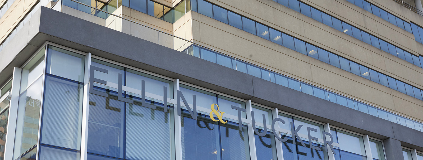 Exterior signage of Ellin & Tucker