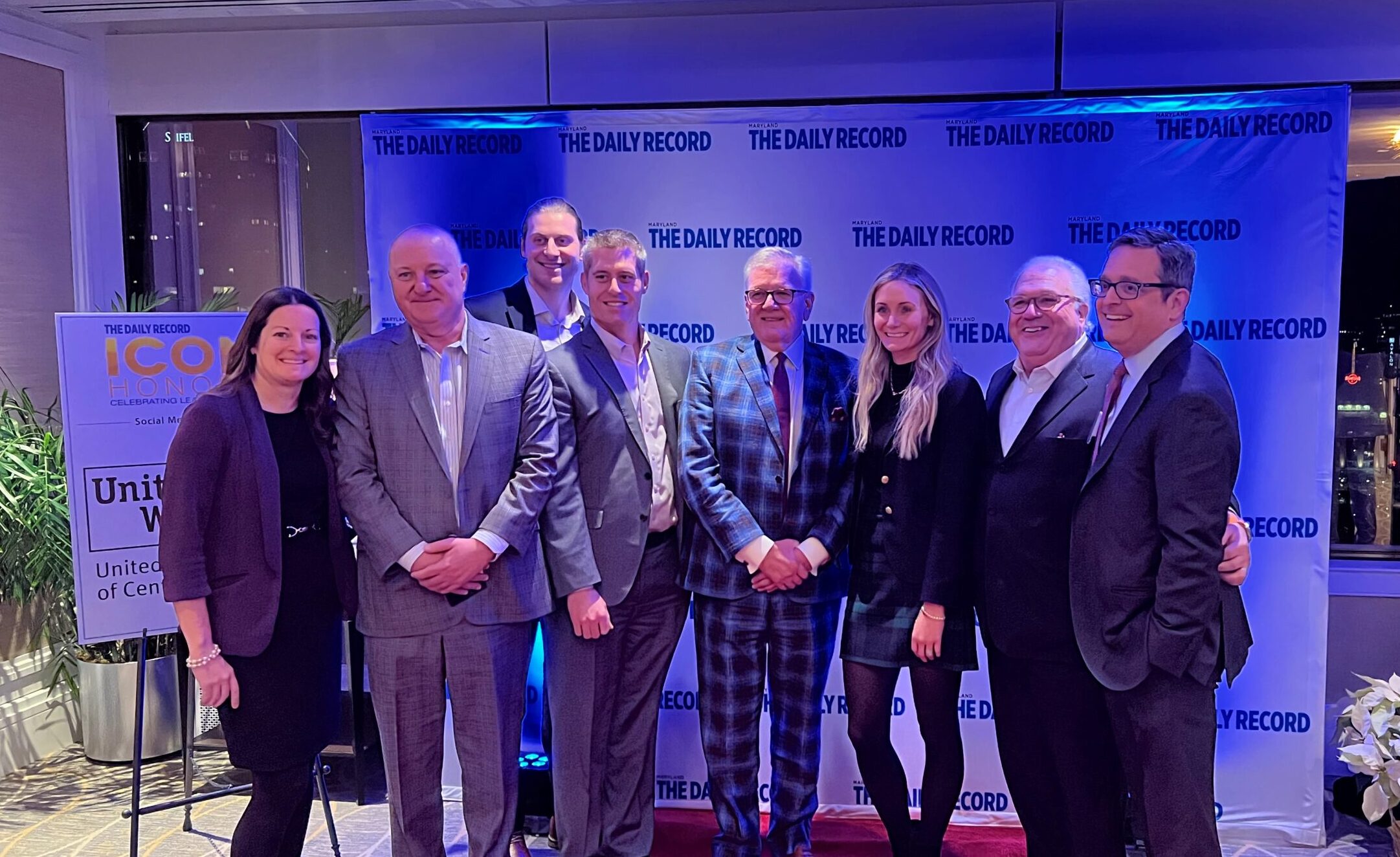 Ellin & Tucker team members with Icon Awards honoree Ed Brake